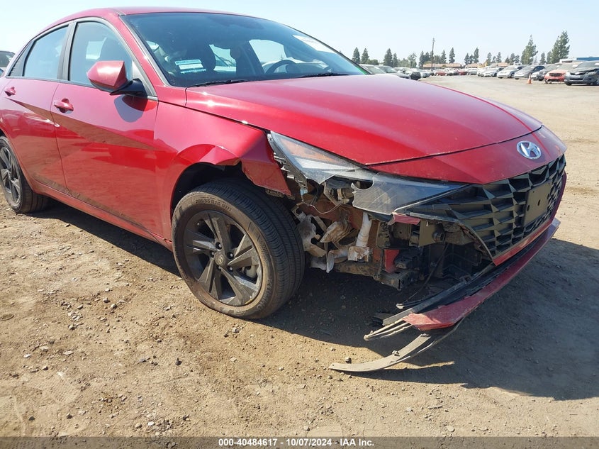 KMHLM4AJ8PU054936 2023 Hyundai Elantra Hybrid Blue