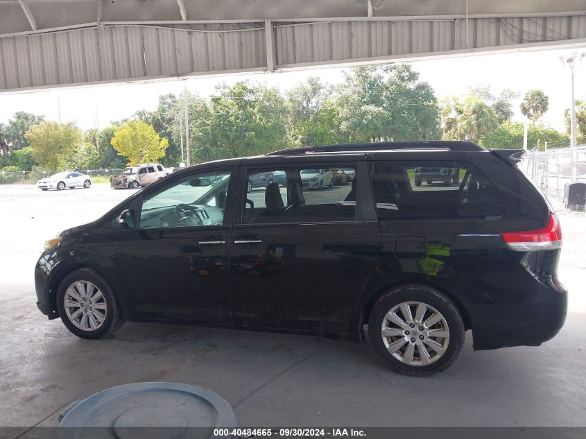 5TDYK3DC8DS376516 2013 Toyota Sienna Limited V6 7 Passenger