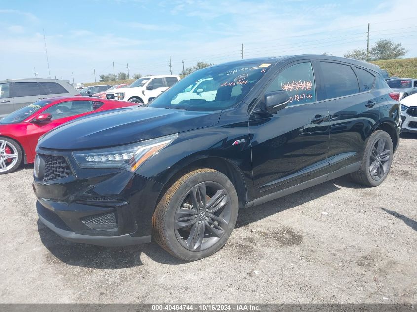 VIN WBS8M9C38H5G86025 2019 ACURA RDX no.2