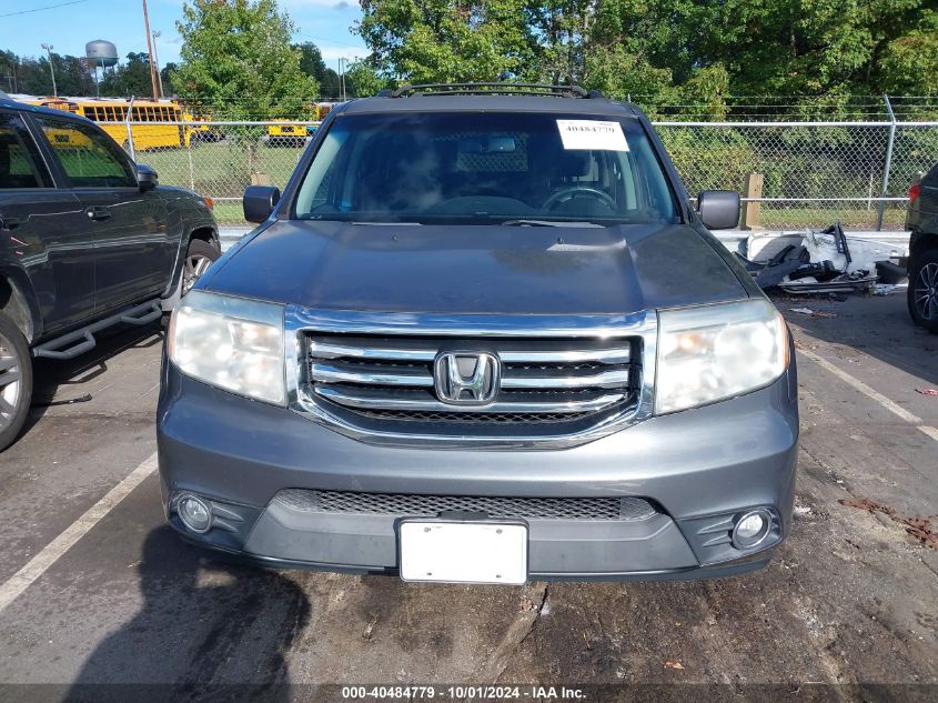 2012 Honda Pilot Ex-L VIN: 5FNYF3H50CB004090 Lot: 40484779