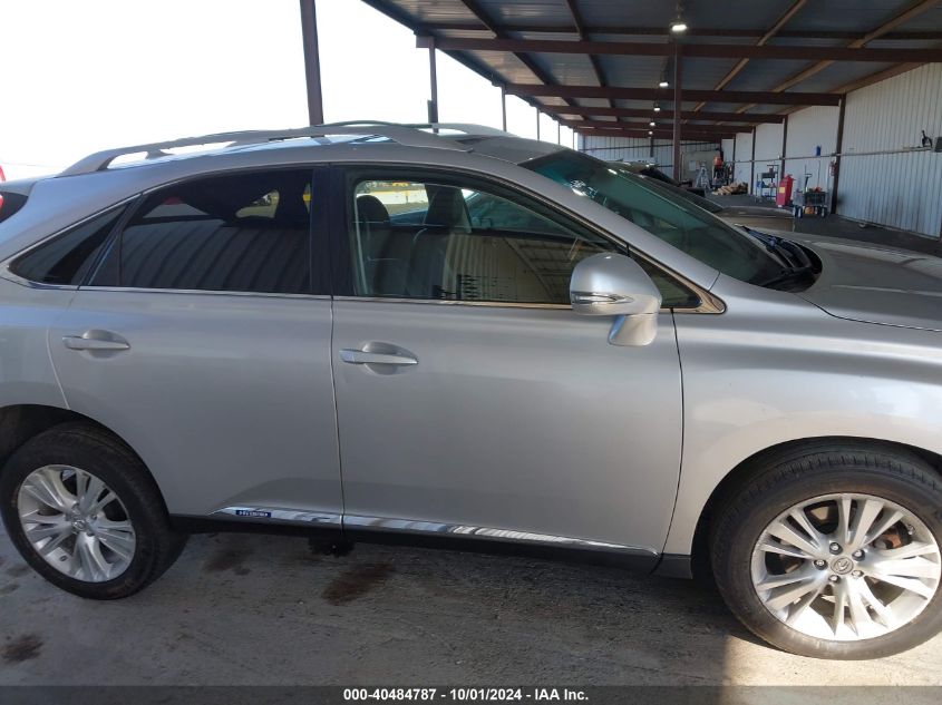 JTJBC1BA5C2430883 2012 Lexus Rx 450H