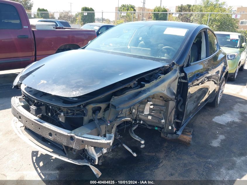 2021 Tesla Model Y Long Range Dual Motor All-Wheel Drive VIN: 5YJYGDEE5MF099738 Lot: 40484825