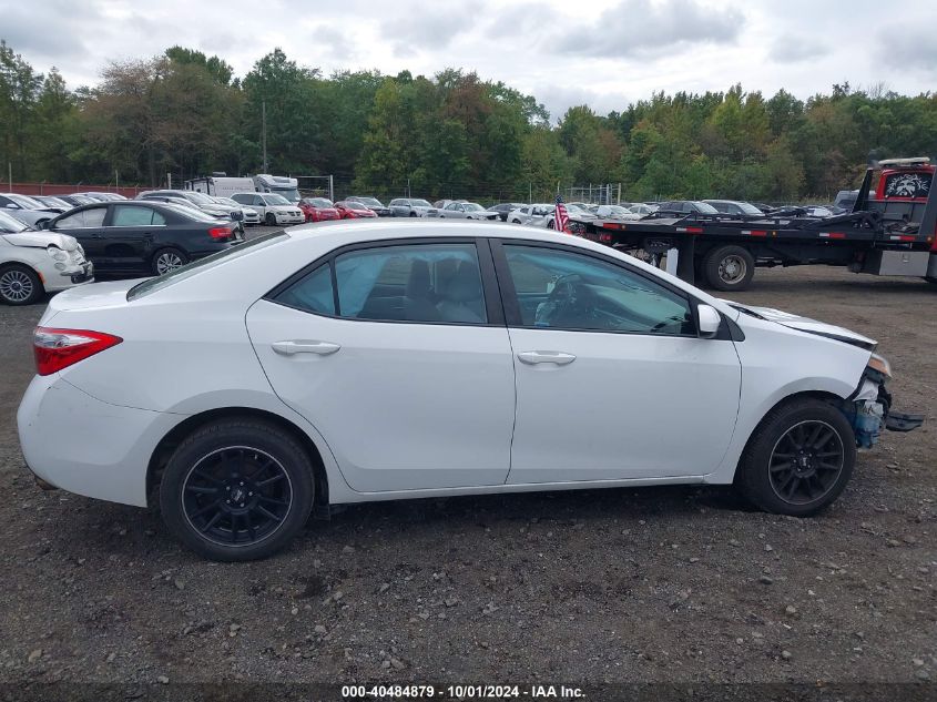 2015 Toyota Corolla Le VIN: 2T1BURHE9FC249221 Lot: 40484879