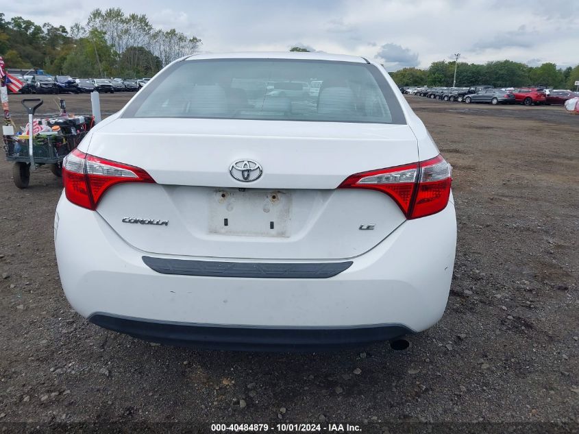 2015 Toyota Corolla Le VIN: 2T1BURHE9FC249221 Lot: 40484879