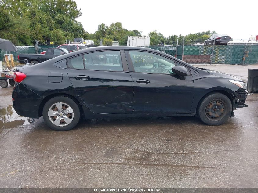 2017 Chevrolet Cruze Ls Auto VIN: 1G1BC5SM9H7154263 Lot: 40484931