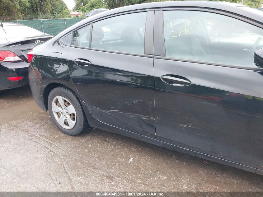 2017 Chevrolet Cruze Ls Auto VIN: 1G1BC5SM9H7154263 Lot: 40484931