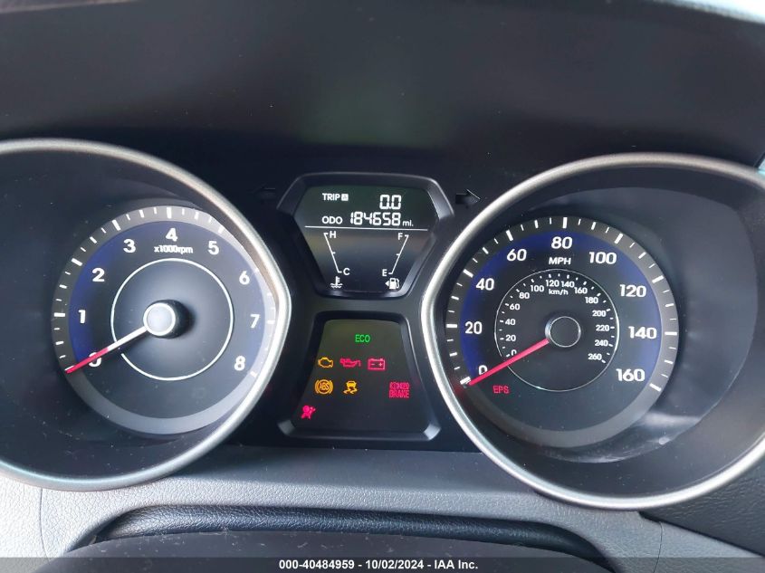 5NPDH4AEXDH294107 2013 Hyundai Elantra Gls