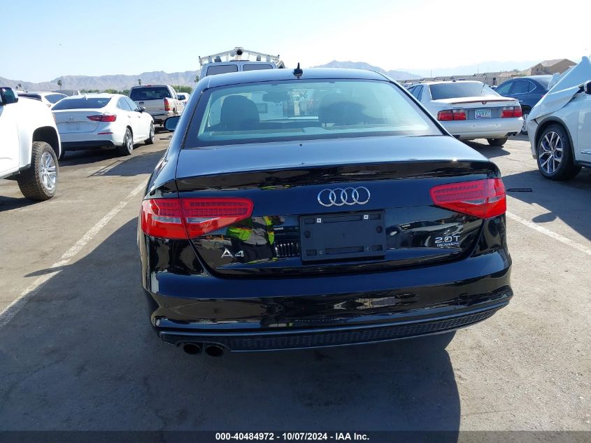 2016 Audi A4 2.0T Premium VIN: WAUFFAFL3GN017854 Lot: 40484972