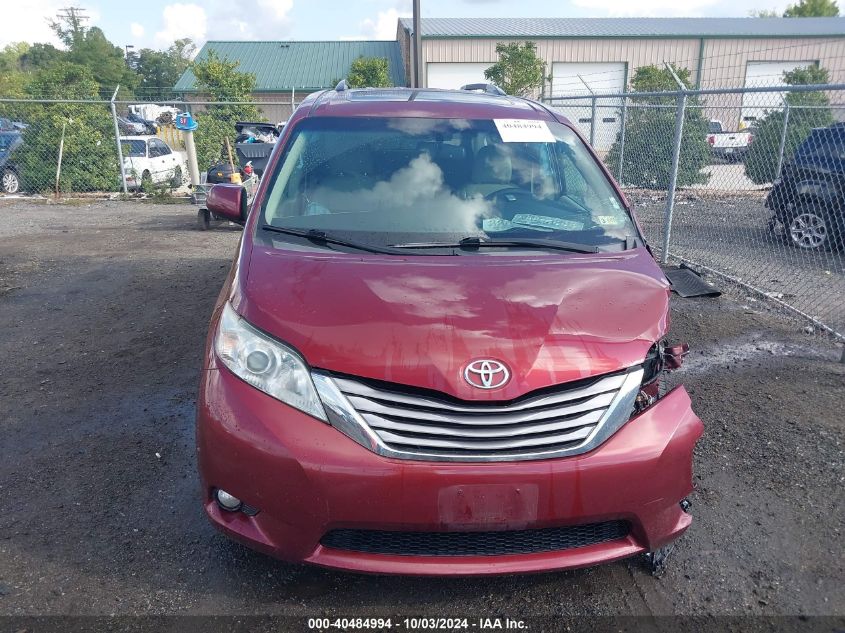 2017 Toyota Sienna Xle 7 Passenger VIN: 5TDDZ3DC6HS166853 Lot: 40484994