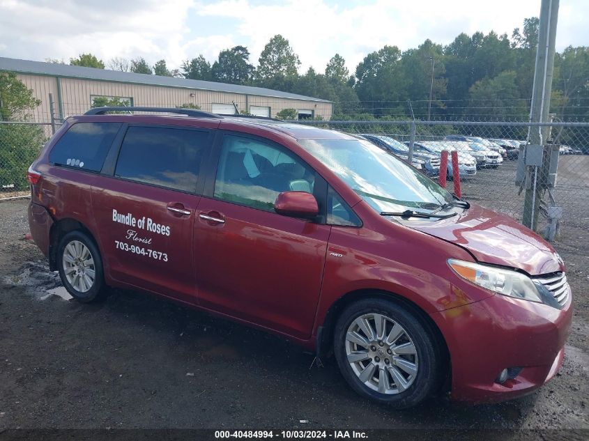 5TDDZ3DC6HS166853 2017 TOYOTA SIENNA - Image 1