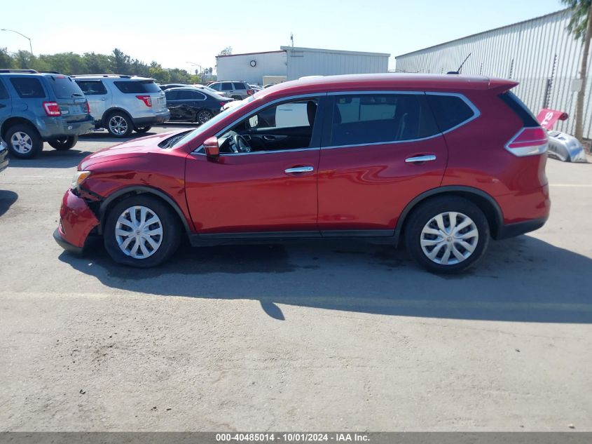 2015 Nissan Rogue S/Sl/Sv VIN: KNMAT2MT9FP586029 Lot: 40485014