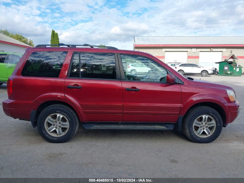 2005 Honda Pilot Ex-L VIN: 5FNYF18545B054093 Lot: 40485015