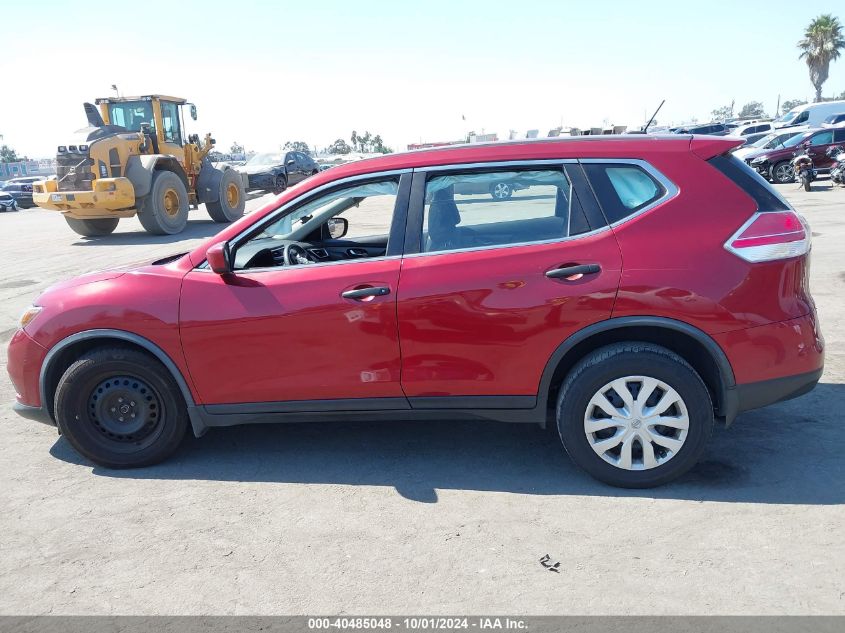 2016 Nissan Rogue S VIN: JN8AT2MT4GW026978 Lot: 40485048