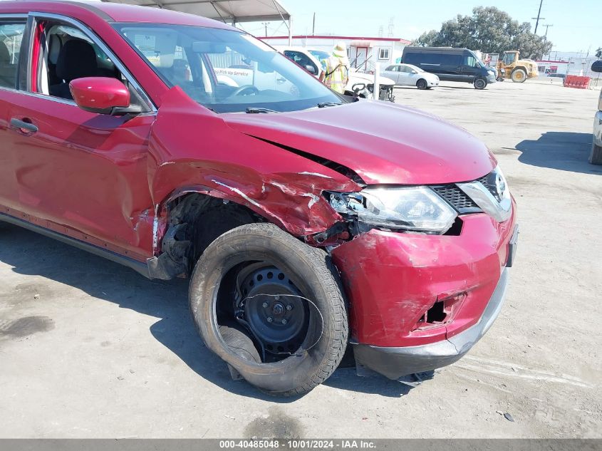 2016 Nissan Rogue S VIN: JN8AT2MT4GW026978 Lot: 40485048