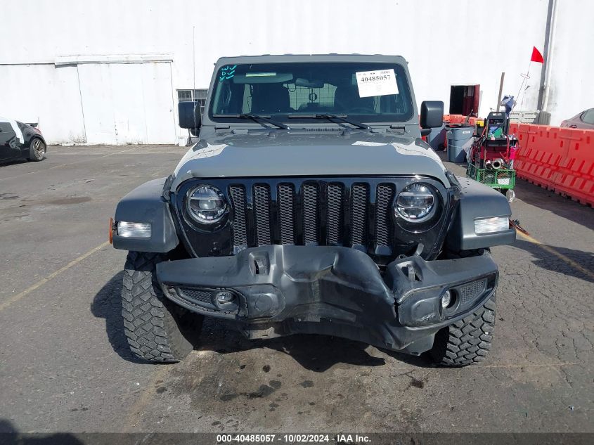 1C4HJXDG1NW114285 2022 Jeep Wrangler Unlimited Willys 4X4