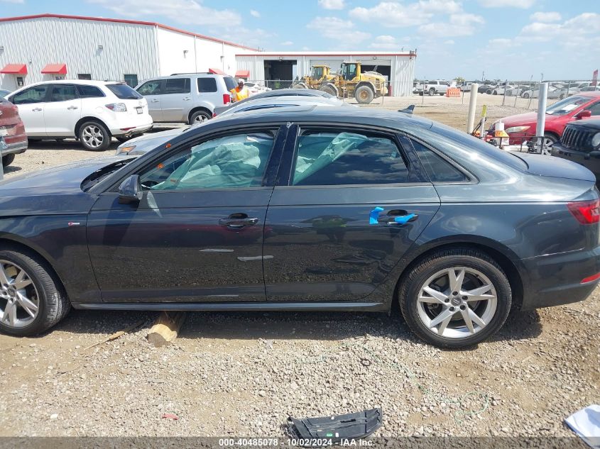 2018 Audi A4 2.0T Tech Ultra Premium/2.0T Ultra Premium VIN: WAUKMAF44JA233188 Lot: 40485078