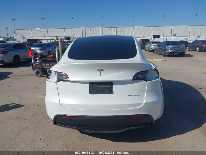 2023 Tesla Model Y Awd/Long Range Dual Motor All-Wheel Drive VIN: 7SAYGDEE0PA030461 Lot: 40485131