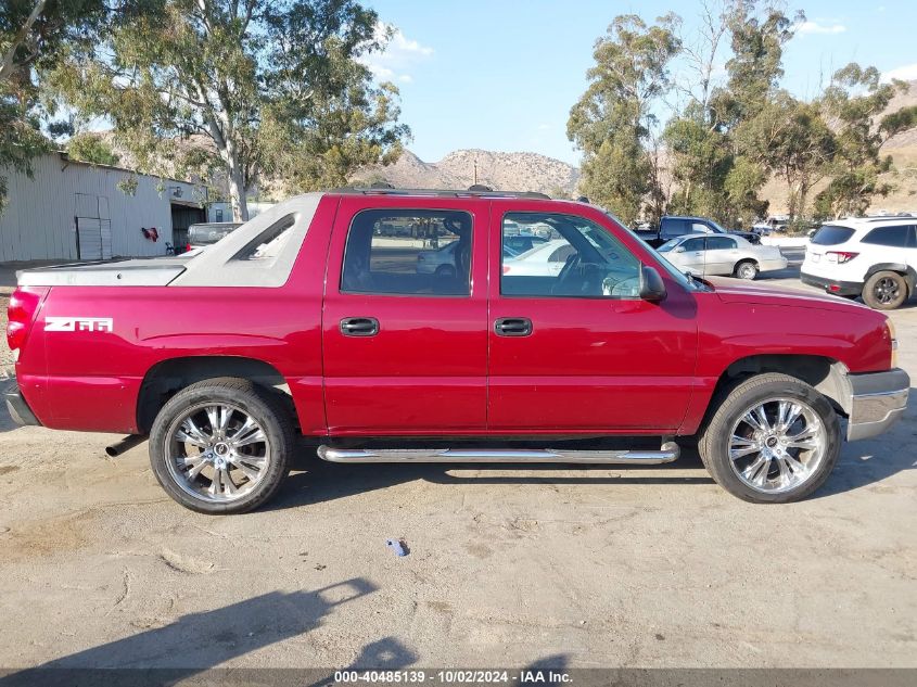 2004 Chevrolet Avalanche 1500 VIN: 3GNEC12T74G269440 Lot: 40485139