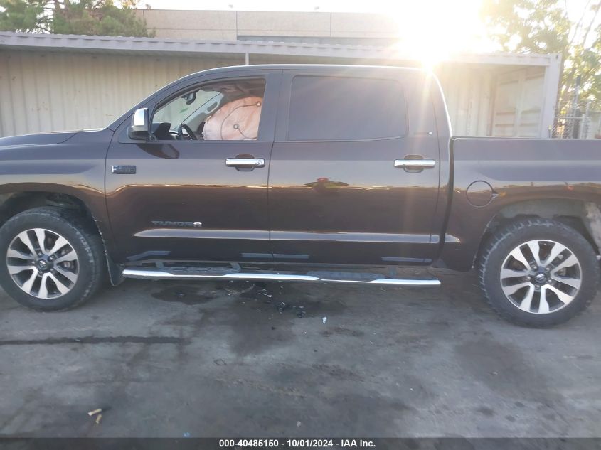 2019 Toyota Tundra Crewmax Limited VIN: 5TFFY5F13KX244638 Lot: 40485150