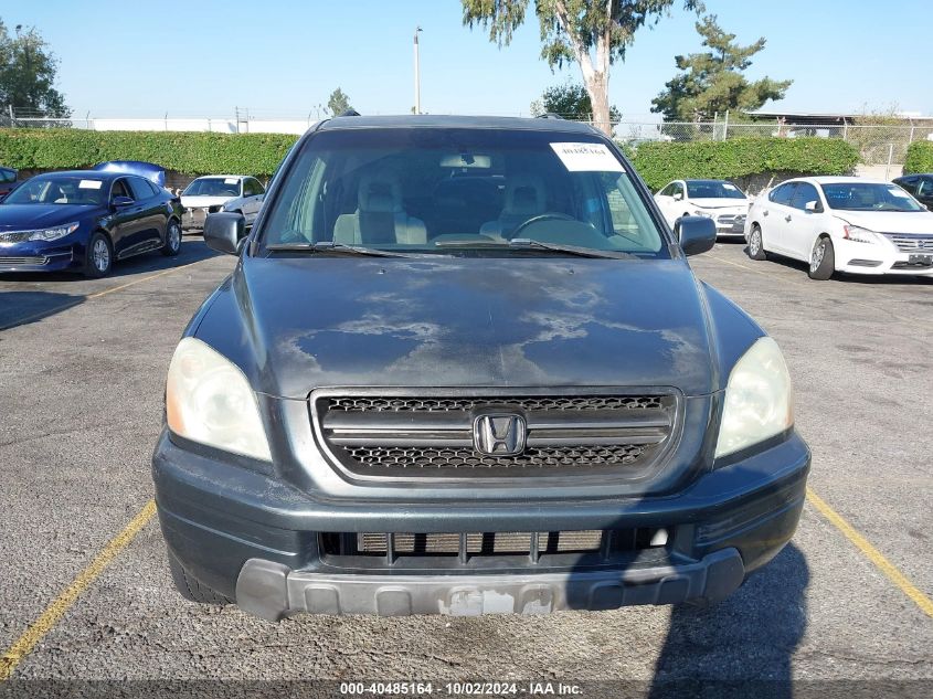 2005 Honda Pilot Ex-L VIN: 2HKYF186X5H521155 Lot: 40485164