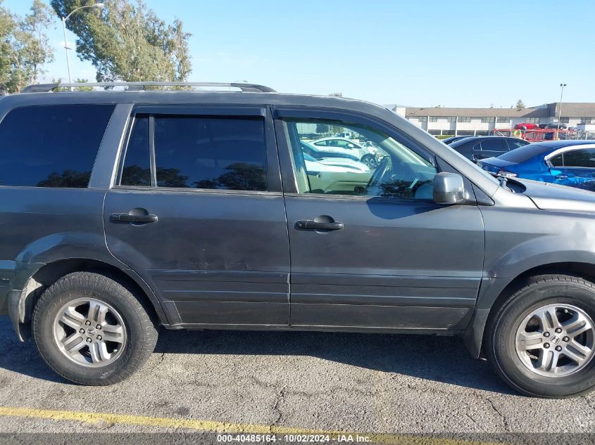 2005 Honda Pilot Ex-L VIN: 2HKYF186X5H521155 Lot: 40485164