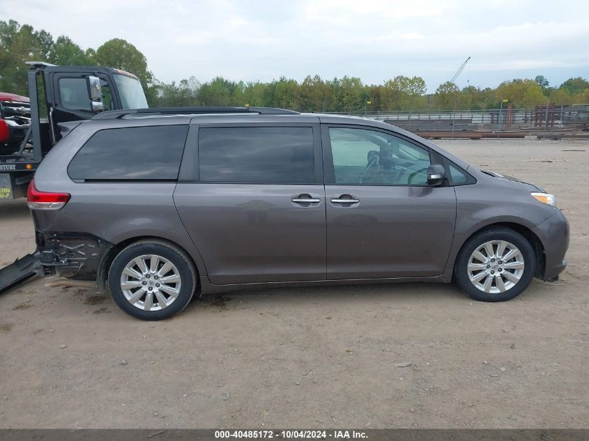 5TDYK3DC4DS366260 2013 Toyota Sienna Limited V6 7 Passenger