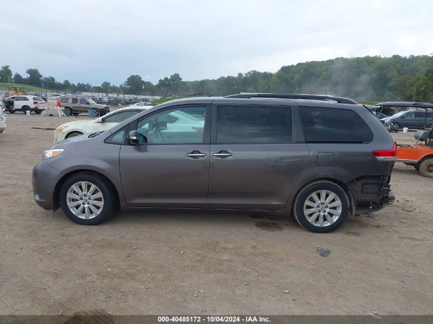 2013 Toyota Sienna Limited V6 7 Passenger VIN: 5TDYK3DC4DS366260 Lot: 40485172