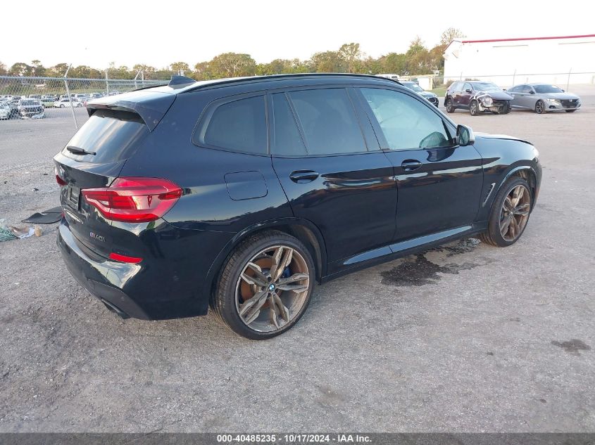 VIN 5UXTS3C58K0Z08391 2019 BMW X3, M40I no.4