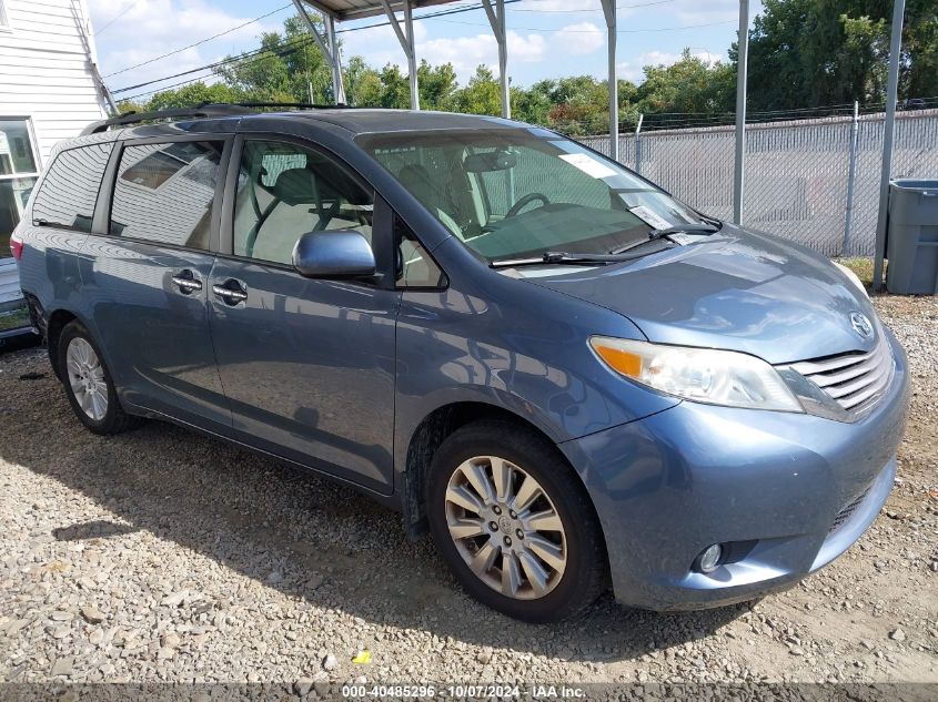 2015 Toyota Sienna Xle Premium 7 Passenger VIN: 5TDDK3DC1FS095692 Lot: 40485296