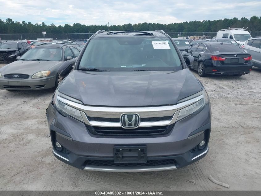 2019 Honda Pilot Touring VIN: 5FNYF5H93KB038120 Lot: 40485302