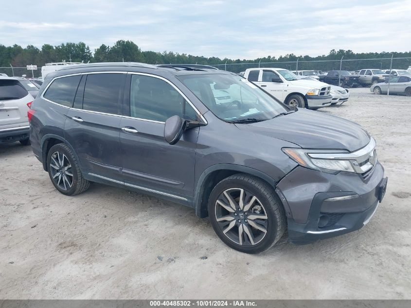 2019 Honda Pilot Touring VIN: 5FNYF5H93KB038120 Lot: 40485302