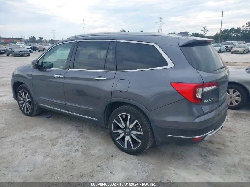 2019 Honda Pilot Touring VIN: 5FNYF5H93KB038120 Lot: 40485302