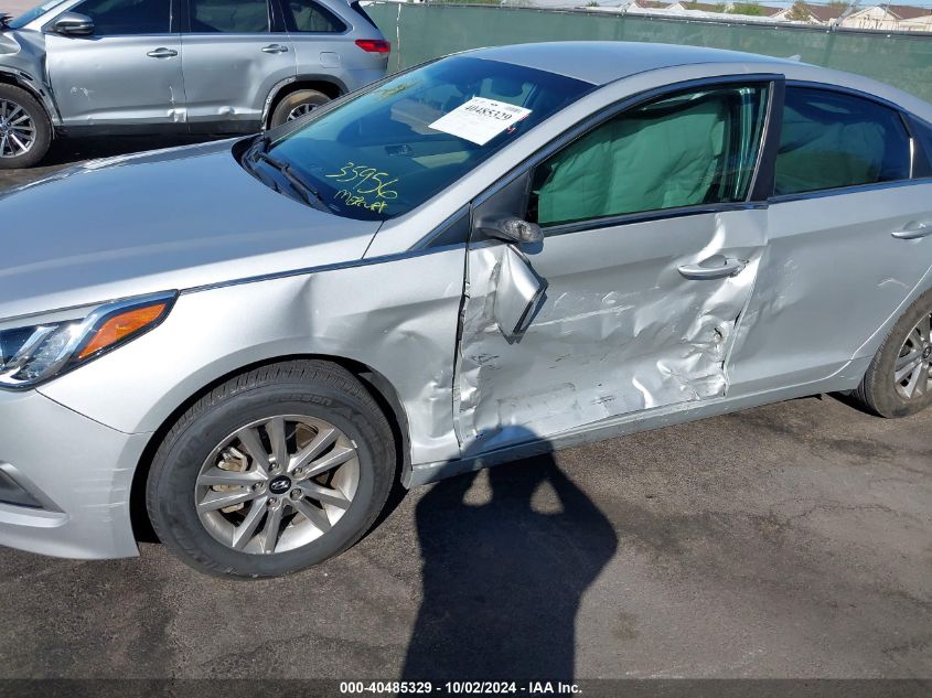 2017 Hyundai Sonata Se VIN: 5NPE24AF6HH479033 Lot: 40485329