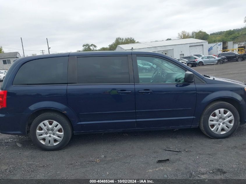 2015 Dodge Grand Caravan Se VIN: 2C4RDGBG1FR743750 Lot: 40485346