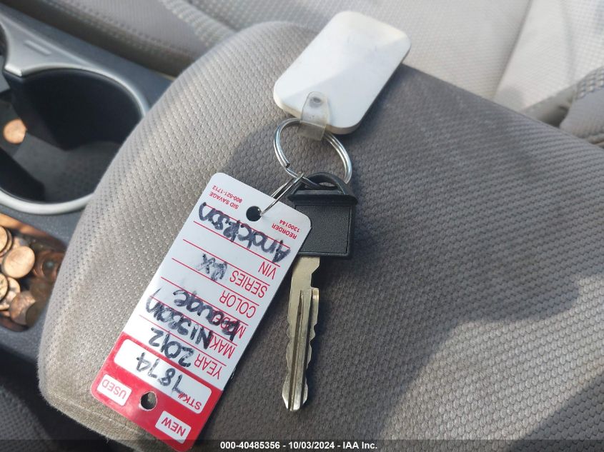 2012 Nissan Rogue Sv VIN: JN8AS5MT5CW289592 Lot: 40485356