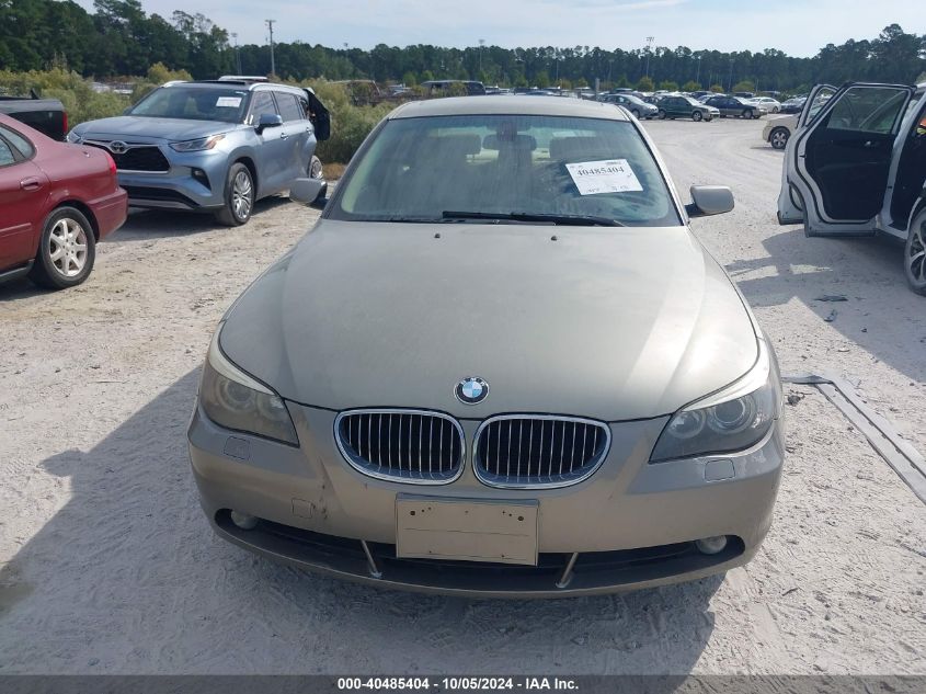 2007 BMW 530 I VIN: WBANE73567CM57800 Lot: 40485404