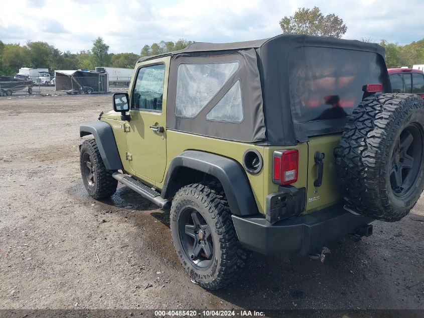 1C4AJWAGXDL526821 2013 Jeep Wrangler Sport