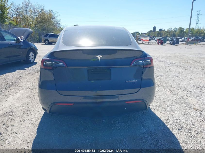 2022 Tesla Model Y Performance Dual Motor All-Wheel Drive VIN: 7SAYGDEF5NF486383 Lot: 40485483