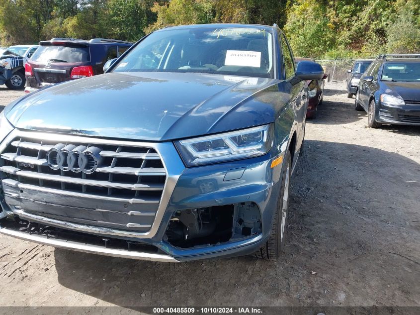 2018 Audi Q5 2.0T Premium/2.0T Tech Premium VIN: WA1BNAFY3J2233965 Lot: 40485509