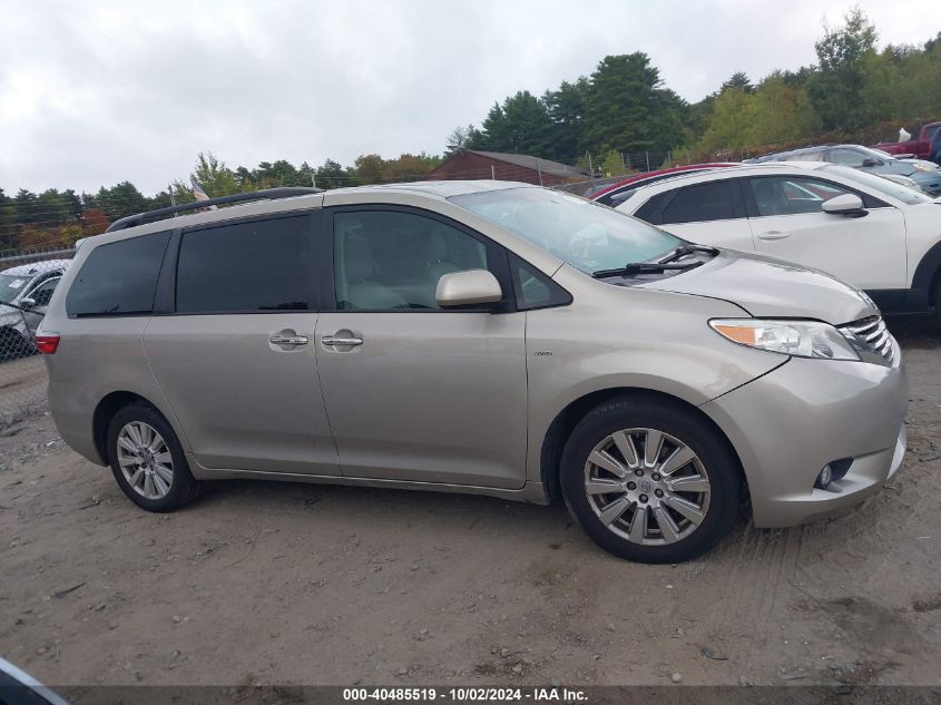 2017 Toyota Sienna Xle 7 Passenger VIN: 5TDDZ3DC7HS184567 Lot: 40485519