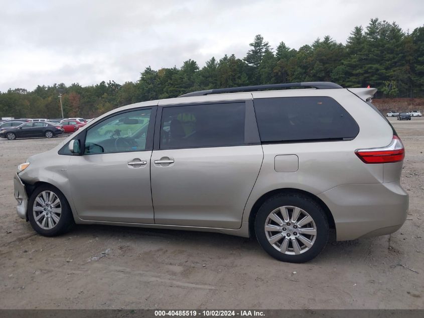 2017 Toyota Sienna Xle 7 Passenger VIN: 5TDDZ3DC7HS184567 Lot: 40485519