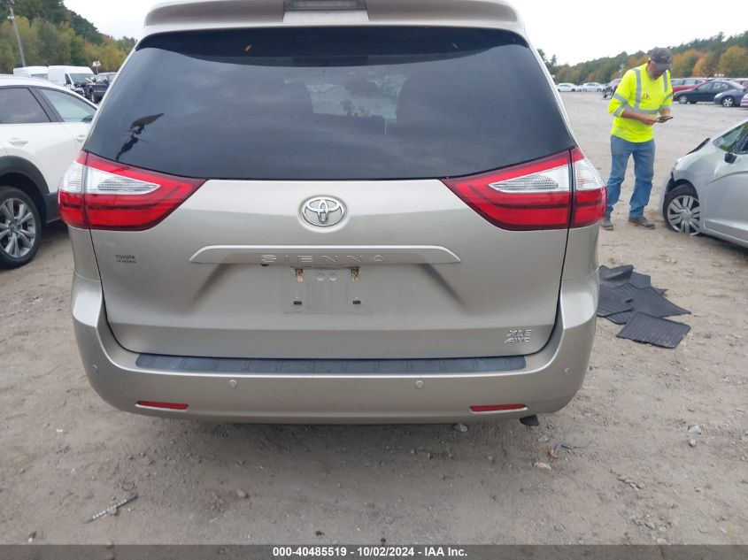 2017 Toyota Sienna Xle 7 Passenger VIN: 5TDDZ3DC7HS184567 Lot: 40485519