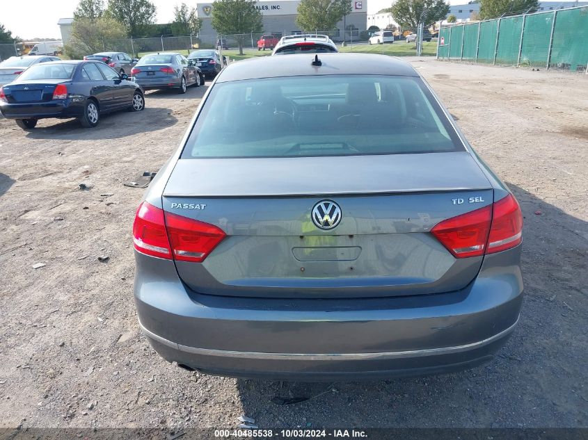 2014 Volkswagen Passat 2.0L Tdi Sel Premium VIN: 1VWCN7A30EC079964 Lot: 40485538