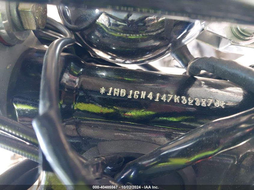 2007 Harley-Davidson Fxdl VIN: 1HD1GN4147K323870 Lot: 40485567