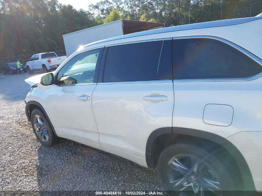 2018 Toyota Highlander Limited Platinum VIN: 5TDYZRFH5JS254909 Lot: 40485610