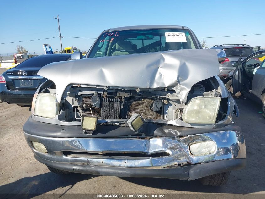 2002 Toyota Tundra Sr5 V8 VIN: 5TBBT44182S306155 Lot: 40485623