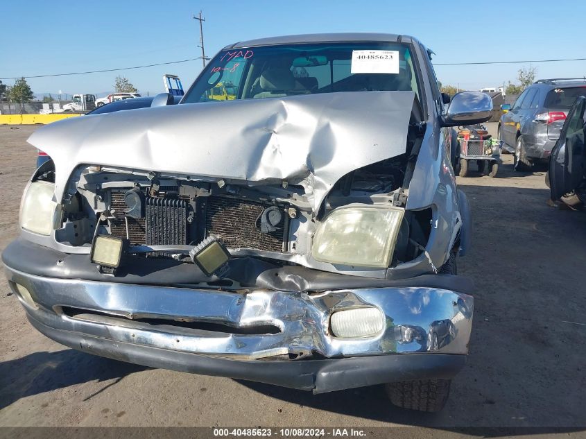 2002 Toyota Tundra Sr5 V8 VIN: 5TBBT44182S306155 Lot: 40485623