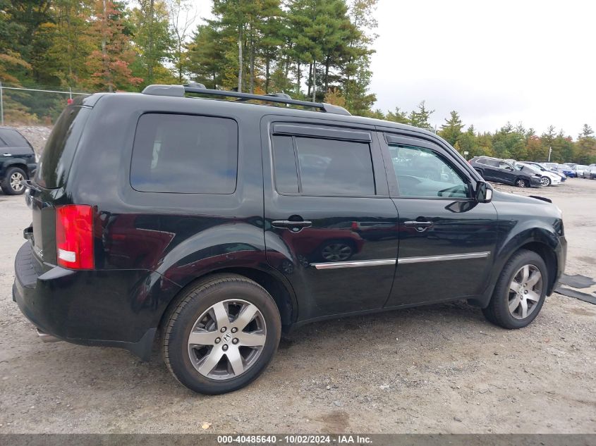 2014 Honda Pilot Touring VIN: 5FNYF4H99EB048598 Lot: 40485640