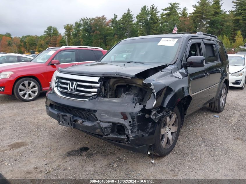 2014 Honda Pilot Touring VIN: 5FNYF4H99EB048598 Lot: 40485640