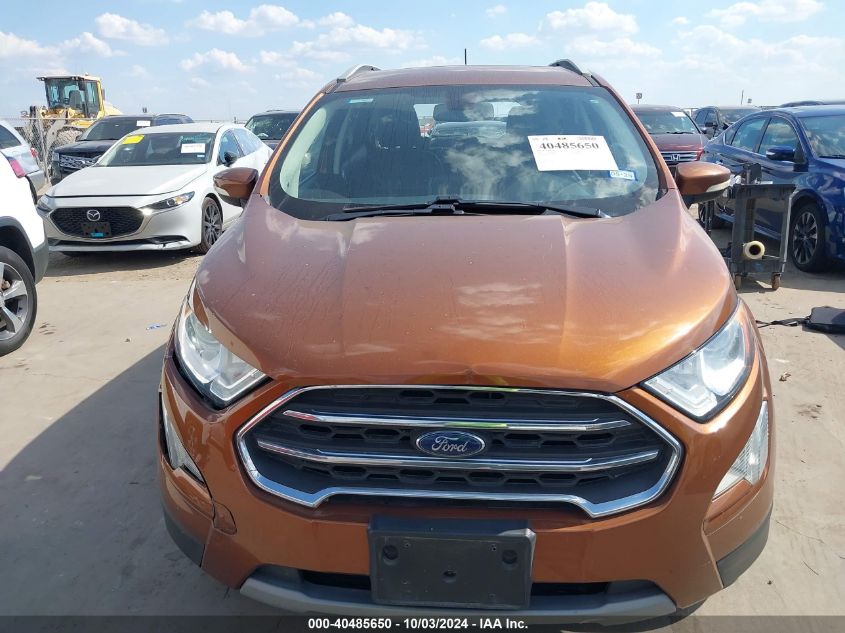 2018 Ford Ecosport Titanium VIN: MAJ6P1WL6JC202439 Lot: 40485650